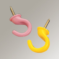 Cup Hooks Plastic Coated