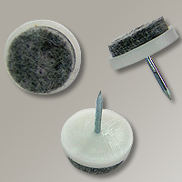 Plastic Upholstery Nails with Fur